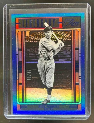 2025 Panini Three and Two Rick Ferrell Legendary Blue #/49 Red Sox - Image 1 of 2