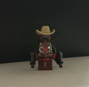 LEGO Sheriff Deadpool SDCC minifigure custom pad printed - Picture 1 of 3