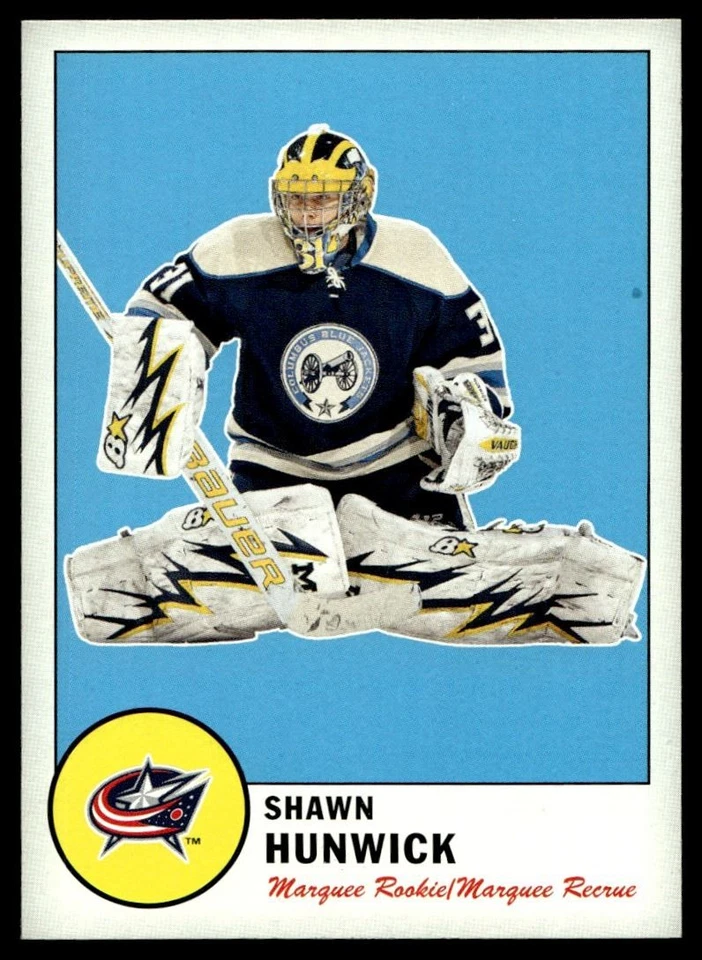 2012-13 O-Pee-Chee Retro MARQUEE ROOKIE Shawn Hunwick Columbus Blue Jackets #566 - Image 1 of 2