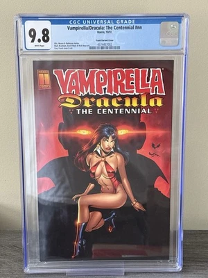 Vampirella/Drácula El Centenario CGC 9,8 Páginas Blancas Variante Frank (Harris 1997) Foto 1 de 4