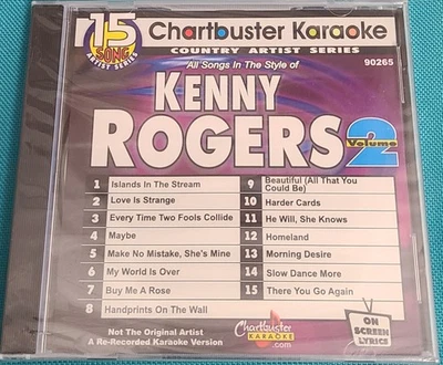 Kenny Rogers Karaoke CDG Chartbuster CDG90265 Islands In The Stream - Image 1 of 3