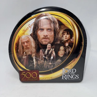 Lord of the Rings HEROES 500pc Collage Puzzle in Collectors Tin- New Milton - Image 1 of 4