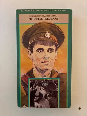 Immortal Sergeant VHS 1943 Henry Fonda Maureen O’Hara WWII War Drama – Charity - Image 1 of 2