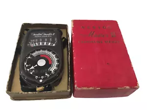 Vintage Weston Master II Exposure Light Meter Universal Model 735 w/ Box - Picture 1 of 5