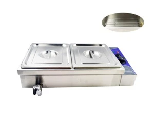 Calentador de alimentos eléctrico con calefacción de acero inoxidable 110V 2*1/2 tamaño*4" de profundidad - Imagen 1 de 4