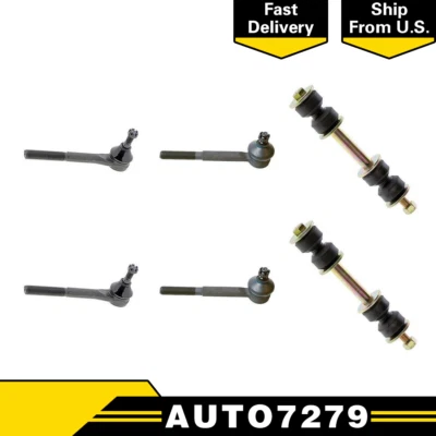 Barra estabilizadora de extremo de barra estabilizadora delantera Mevotech 6 piezas para Chevrolet C1500 1988-1999 Foto 1 de 4