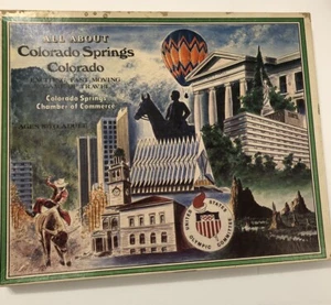 Vintage 1980 Board Game: Colorado Springs Chamber Of Commerce “All About Town” - Picture 1 of 14