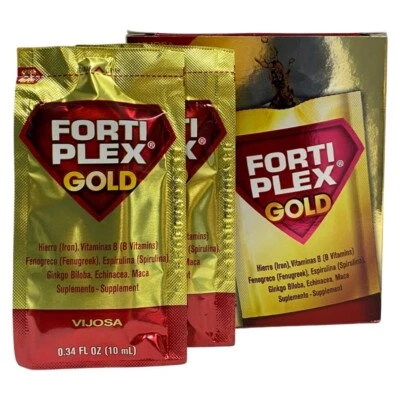 SOBRES FORTI PLEX GOLD 12(10ML). 120 ml/4 oz Foto 1 de 4