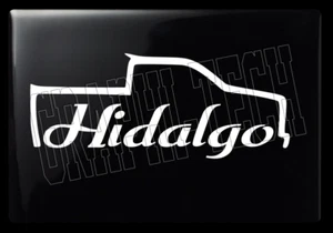 HIDALGO MEXICO CAMIONETA STICKER CALCOMANIA DECAL DE VINILO BLANCO 15" - Foto 1 di 1