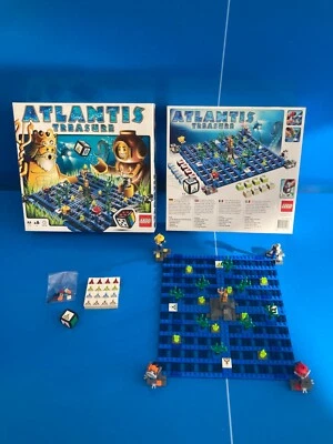 Lego Games 3851 - Atlantis Treasure JEU DE SOCIETE COMPLET Livré Gratuit - Photo 1/4