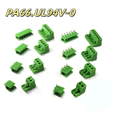 Green PCB Terminal Block Connector 5.08mm Pitch 2 3 4 5 6 7 8 10 11 12 PIN - Image 1 of 4