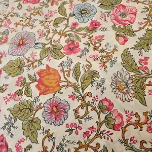 Vintage Springmaid Pillowcase English Manor Standard Flowers Floral Wondercale - Picture 1 of 7