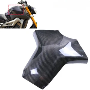 Protector de cubierta de tanque de combustible de fibra de carbono real para Yamaha MT-09 FZ-09 2013-2020 - Imagen 1 de 5