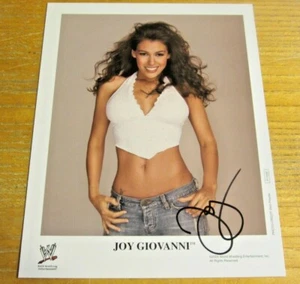 Joy Giovanni Luchador Autografiado Firmado 8X10 Fotografía Lucha Libre WWE - Imagen 1 de 3