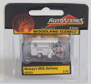 Woodland Scenics escala N #AS5329 "MICKEY'S MILK DELIVERY", ¡NUEVO! - Imagen 1 de 1