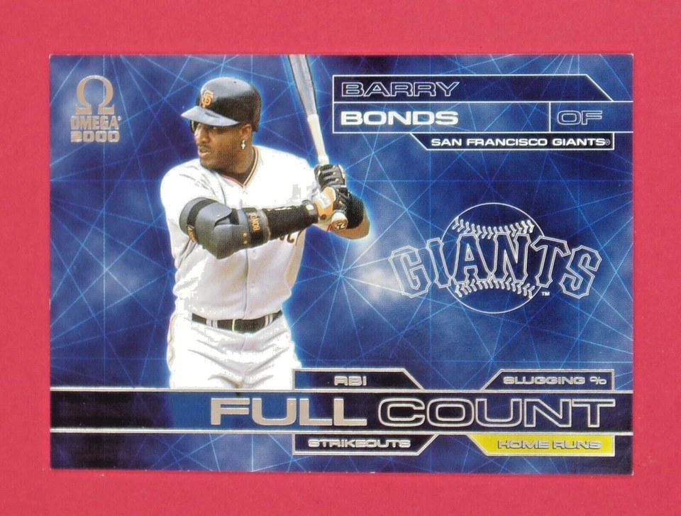 2000 Pacific Omega Full Count Baseball Insert - Pick Your Card - Image 1 of 1