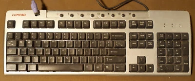 Compaq SDM4700P PC Wired Standard Multimedia Keyboard - Image 1 of 3