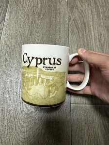 2012 STARBUCKS Coffee Mug CYPRUS Icon 16 oz Discontinued *Has Marks Inside* - Picture 1 of 7