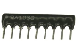 Widerstandsnetzwerk 5A/8B/9A, 100R/220R/4,7K/10K ±2%,  0,125W, RM2,54 (Staffel) - Picture 1 of 6