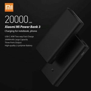 Xiaomi Power Bank 3 Universal External 20000mAh M USB-C 45W 50W - Picture 1 of 9