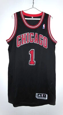 Camiseta autêntica Adidas Chicago Bulls Derrick Rose Alternate Rev 30 XL 48 malha - Imagem 1 de 4