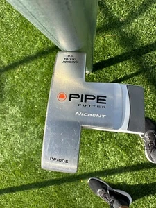NICKENT PIPE PUTTER PP/005 GOLF CLUB RIGHT HANDED WITH ORIGINAL HEADCOVER - Picture 1 of 9
