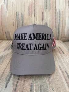 Made in USA Donald Trump grau/schwarz MAGA Mütze Cali-Fame Never Surrender schwarz USA - Bild 1 von 6