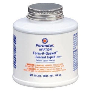 Permatex 80019 Aviation Form A Gasket Sealant Liquid Non Hardening 118ml x1 - Picture 1 of 5