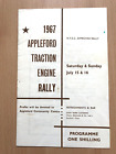 Vintage 1967 Appleford silnik trakcyjny książeczka programowa rajdu