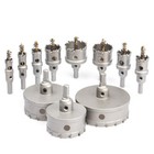 12-270mm TCT Bohrkrone Lochsäge Dosenbohrer Hartmetall bohrer  für Edelstahl