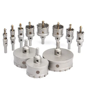 12-270mm Carbide Tip TCT Hole Saw Cutter Drill Bit Set For Steel Metal Alloy - Picture 1 of 143