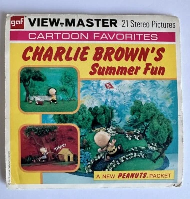 View-Master Charlie Brown Summer Fun B548 Gaf Orig Booklet Viewmaster Peanuts - Image 1 of 4