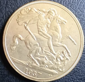 Retro Edward VIII 1937 Pattern Five Pounds. Souvenir Gap Filler. - Picture 1 of 2