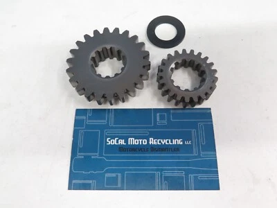 2008-2009, 2018-2019 Kawasaki KLX450R OEM bomba de óleo engrenagem de acionamento + engrenagem primária - Imagem 1 de 4