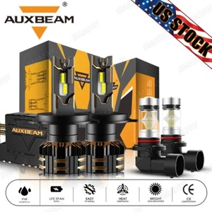 For Toyota RAV4 2001-2005 AUXBEAM GX Canbus 6000K LED Headlight Hi-Lo Fog Lights - Picture 1 of 15