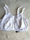 M & S GOOD MOVE EXTRA HIGH IMPACT UNDERWIRED SPORTS BRA WHITE 36 38 40 42 F/H/GG