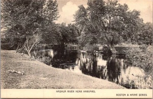 Postal de NASHUA RIVER cerca de Harvard CENTRAL MASSACHUSETTS - Imagen 1 de 2