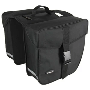 Haberland double bag e-bike M 31x31x12 cm 25 L black bicycle - Picture 1 of 1