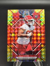 2023 Panini Mosaic Football RC Felix Anudike-Uzomah 78/80 Red & Yellow[LB37]