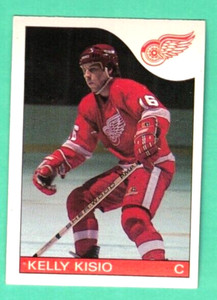 (1) KELLY KISIO 1985-86 O-PEE-CHEE # 101 RED WINGS  2ND YEAR EX-MT (G3994)