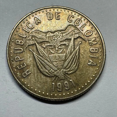 1991 Colombia 50 Pesos - Beautiful Coin - #A-011 - Image 1 of 2