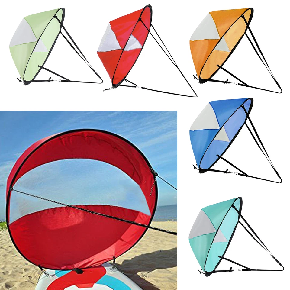 Boot Kanu Kajak Segel Wind Paddel Segeln Popup Board Rudern Downwind Sail - Bild 1 von 1