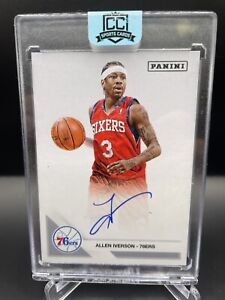 Allen Iverson Auto 76ers National VIP 2022 Philadelphia NBA On-Card Autograph