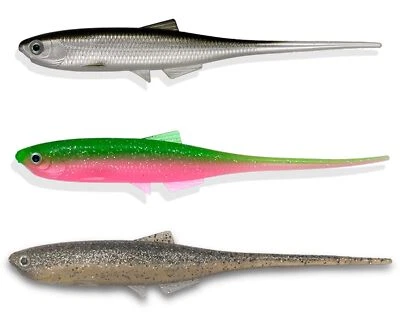 HECHT UND BARSCH LMAB KØFI Bleak Ukelei Pintail - No Aktion Shad Zander Barschköder Dropshotköder