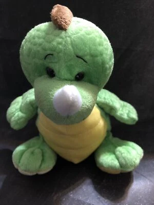 Ganz Plush Key Lime Dino Stuffed Animal HM185 No Code 9" Webkinz Dinosaur Green - Image 1 of 4