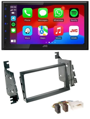 JVC Bluetooth USB MP3 2DIN DAB Autoradio für Hyundai Azera Japan USA Grandeur 06 - Bild 1 von 4