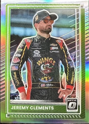 2025 Panini Donruss NASCAR Racing Optic Silver Holo Prizm 66 Jeremy Clements - Image 1 of 2