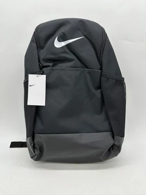 Nike Brasilia Training Travel School Backpack 24L Black White DH7709 010 - Image 1 of 4