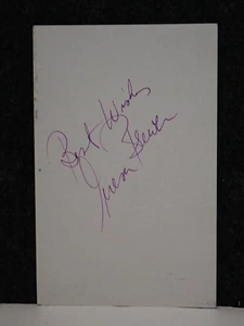 Foto postal firmada/autografiada por Teresa Brewer cantante pop rock country - Imagen 1 de 2
