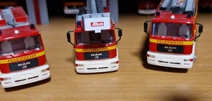 Feuerwehr Löschzug HLF 20 DLK23-12 TLF 24-50neutral auf MAN von Herpa Umbau - Bild 1 von 4